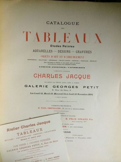 null 4 Catalogues dont Collection Eugène FISCHHOF Catalogue des livres rares et précieux.......