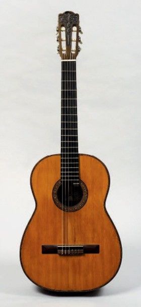 null Guitare espagnole Francisco Estrada GOMEZ, "Simplicio" 1969 Fond et éclisses...