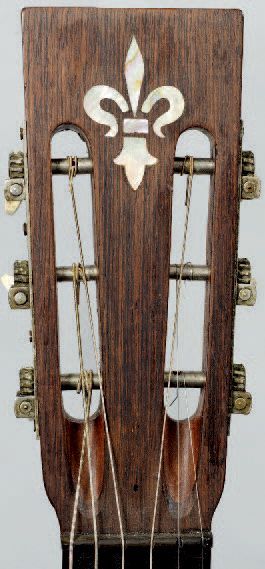 null Guitare PARLOR avec une étiquette originale BAUER COMPANY Philadelphia, c.1900...