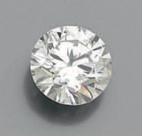 null BAGUE solitaire en platine (900 millièmes) serti d'un diamant taille brillant...