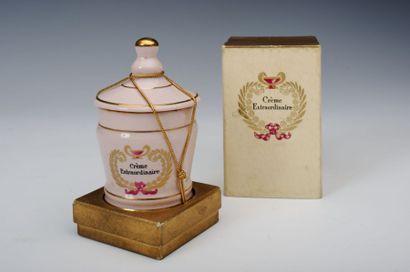 Elisabeth ARDEN Crème extraordinaire Pot en porcelaine de couleur rose titré sur...