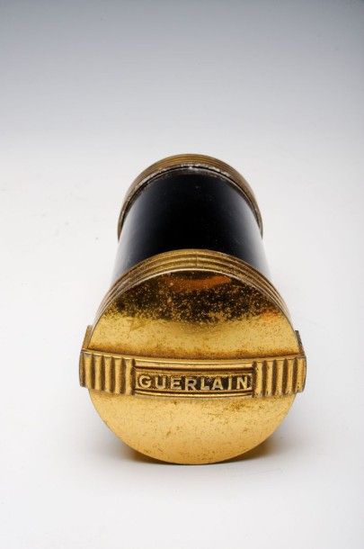 Guerlain Flacon à talc 1ère période, signé Guerlain H: 12 cm