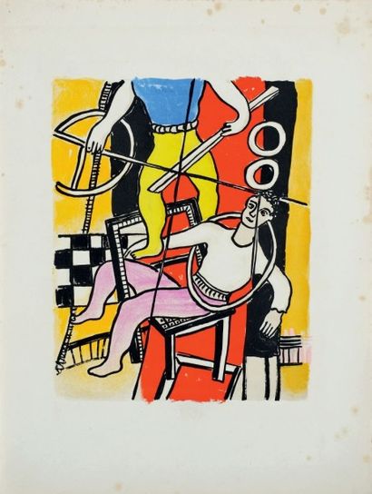 Fernand LÉGER (1881-1955) Le Cirque, 1950. Édité par Tériade. Lithographies originales...