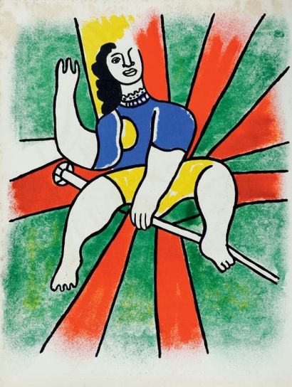 Fernand LÉGER (1881-1955) Le Cirque, 1950. Édité par Tériade. Lithographies originales...