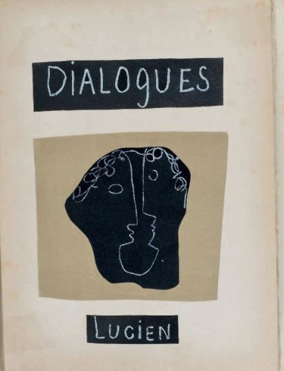 Lucien de SAMOSATE & Henri LAURENS Dialogues, 1951 Édité par Tériade. Livre illustré...