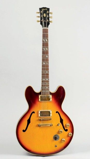 null Guitare électrique thin line de marque GIBSON modèle ES-345 TD SV de 1965 n°...