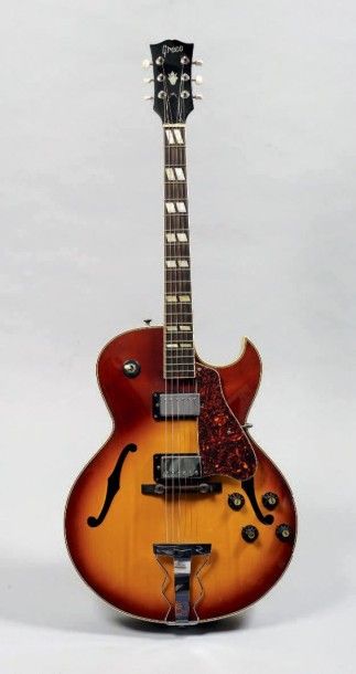 null Guitare électrique Archtop de marque GRECO, made in Japan, Modèle FA-80 en copie...