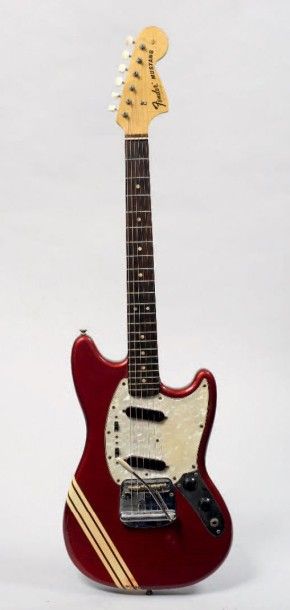 null Guitare électrique solidbody de marque
FENDER, modèle Mustang compétition Red...