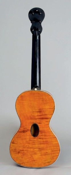 null Guitare romantique de MARCARD à double table, faite à Mirecourt c. 1830 dont...