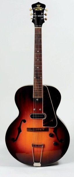 null Guitare électrique archtop de marque RECORDING KING, fabriquée par GIBSON, modèle...