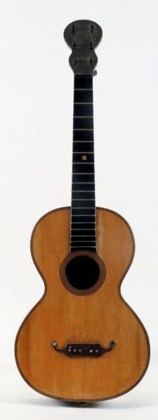Guitare romantique anonyme de Mirecourt c.1830...