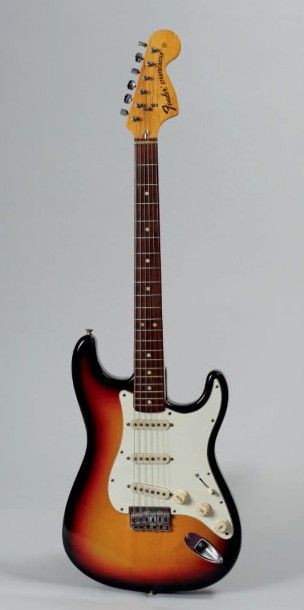 null Guitare électrique solidbody de marque FENDER modèle Stratocaster "Hard Tail"...
