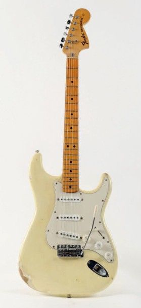 null Guitare électrique Solidbody de marque Fender STRATOCASTER, n° de série: 552149...