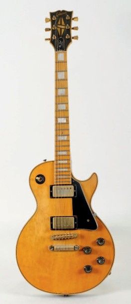 null Guitare électrique Solidbody de marque GIBSON modèle Les
Paul Custom de 1977,...