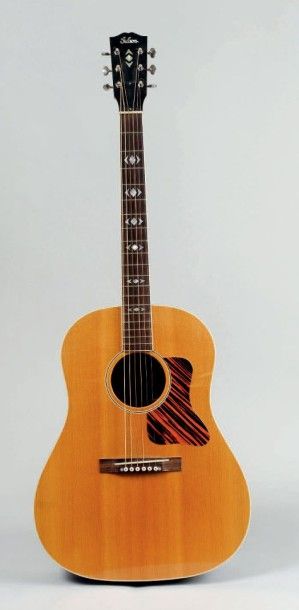 null Guitare folk de marque GIBSON modèle advance Jumbo, n° de série 02214023 de...