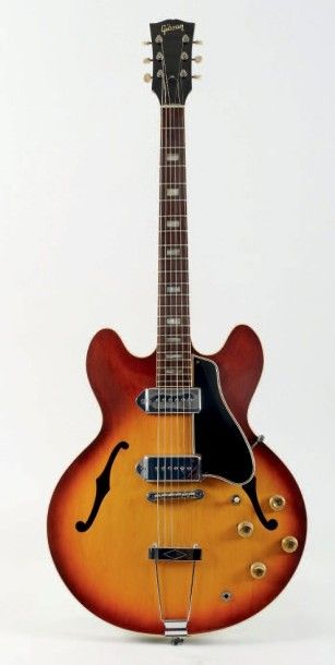 null Guitare électrique Hollowbody de marque GIBSON modèle ES 330 TD de 1966, n°...
