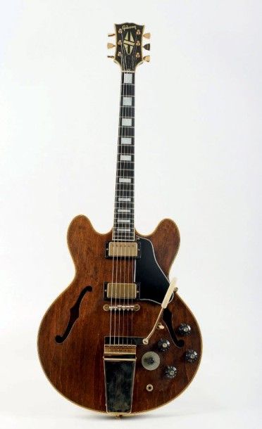 null Guitare électrique Hollowbody de marque GIBSON modèle ES 355 TD/SV de 1969,...