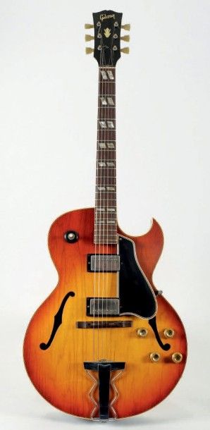 null Guitare électrique Archtop de marque GIBSON modèle ES 175D de 1965, n° de série...