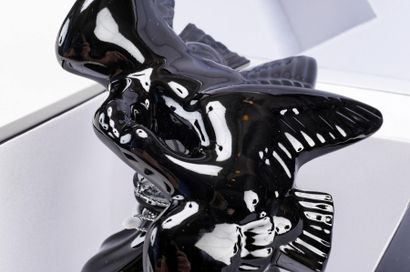 Nina RICCI «L'AIR DU TEMPS»
Flacon deux colombes en cristal Lalique noir, Edition...