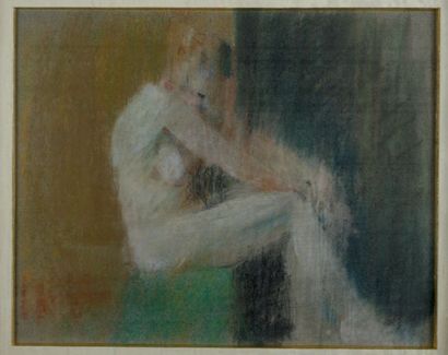 Guirand de SCEVOLA (1871-1950) FEMME ASSISE
Pastel signée en bas à gauche
32 x 42...