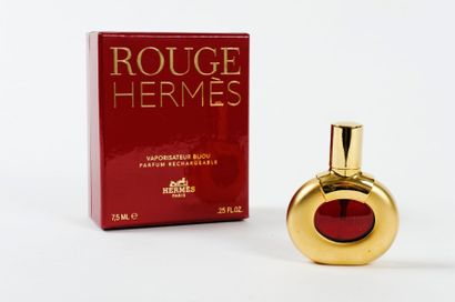 HERMES «Rouge Hermès»
Flacon vaporisateur bijoux, Extrait de Parfum, Coffret tit...