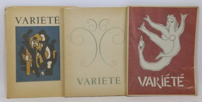 null [VARIÉTÉ]. VARIETE. Revue française des lettres et des arts. Paris, Gallimard,...