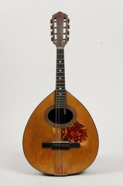 Rare et originale mandoline plate du célèbre...