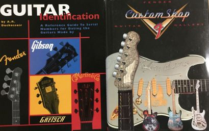 null Lot de 2 ouvrages sur Fender: Custom Shop, Guitar identification by AR.D