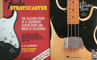null Lot de 2 ouvrages sur Fender: The Fender Bass, The Fender Stratocaster