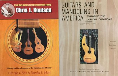 null Lot de 2 ouvrages: Chris Knutsen: Guitars and mandolins in America