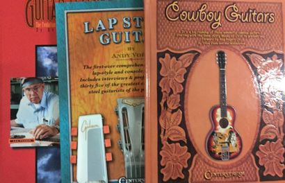 null Lot de 3 ouvrages dont Guitar Legends, Lap Steel Guitars, Cowboy Guitars