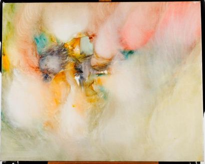 Pierre GRAZIANI (né en 1932) Paysage nuagiste
Huile sur toile signée en bas à ga...