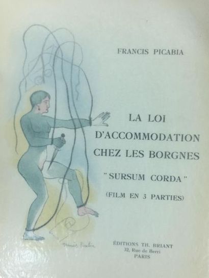 Francis PICABIA LA LOI D'ACCOMMODATION CHEZ LES BORGNES «SURSUM CORDA». (FILM EN...
