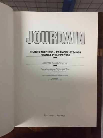 COLLECTIF JOURDAIN, Editions du Regard, 1989