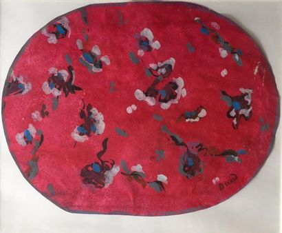 Christian BÉRARD (1902-1949) 
Projet de Maquette de tapis pour JM FRANCK
Gouache,...