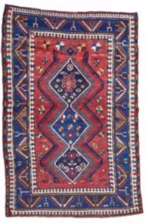 null KAZAK FACHRALO (Caucase)
Tapis à velours, chaînes, trame et frange en laine,...