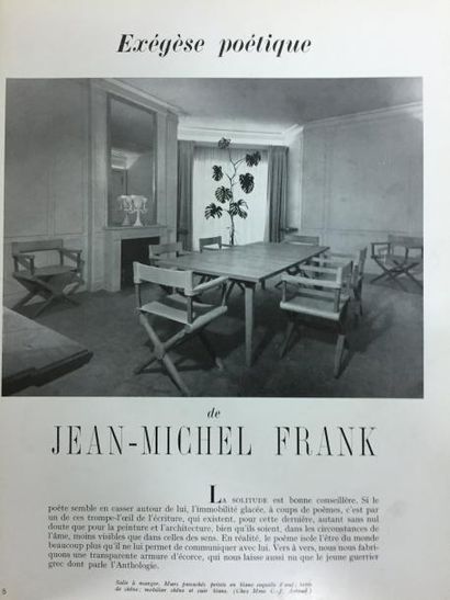 null Différentes revues, 22 exemplaires
Dont Art et décoration de 1939 sur Jean Michel...