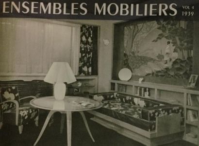 null Ensemble mobilier Bibliothèque de l'image, 18 Portfolios du n°1 à 18, Référence...