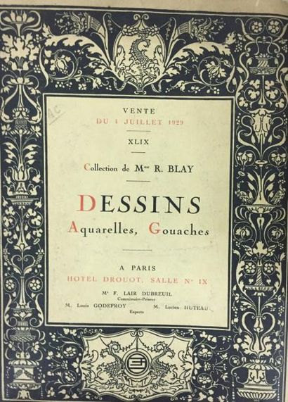 null 12 Catalogues de ventes aux enchères
Collectin Lapauze Drouot 1929// Collectin...