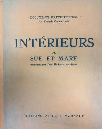 null «Documents d'architecture» Intérieurs de Sue et Mare présenté par Jean Badovici,...