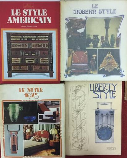 null Lot de 4 ouvrages
Le style Américain // Le modern Style // Le style 1925 //...