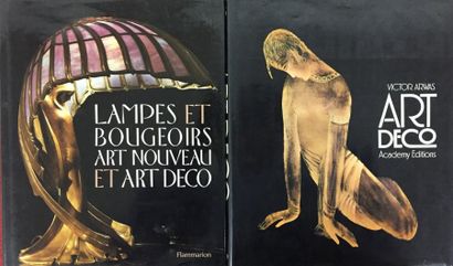null Lot de 2 ouvrages
Lampes et Bougeoirs Art nouveau Art deco, Flammarion // V.Arwas,...