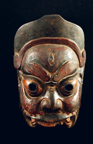 null MASK OF ERLANG, DEUXIÈME FILS* SW China, Qing Dynasty, 19th century - Sud-Ouest...