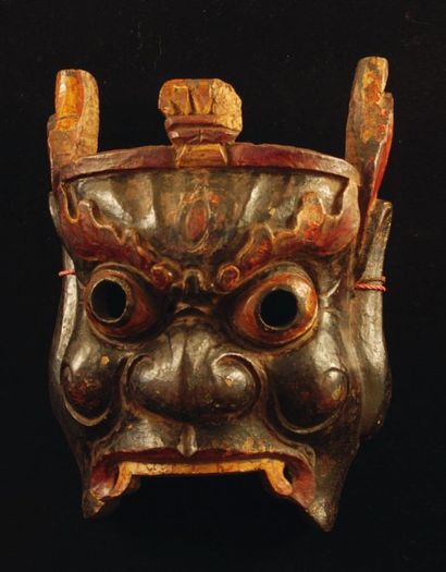 null MASK OF KAISHAN* SWChina, Qing Dynasty, 19th c - Sud-Ouest de la Chine, ca XIXe...