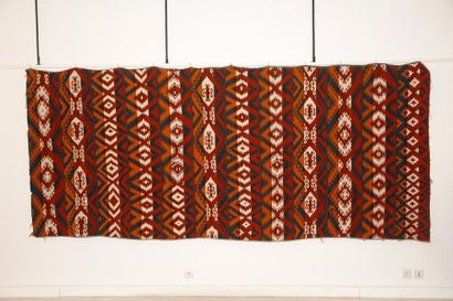 null Important KILIM Verneh (AFGHAN-TURKMEN) Vers 1960

Tissé au crochet, belle polychromie...