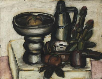 Franz PRIKING (1929 - 1979) 
Nature morte
Huile sur toile, non signée