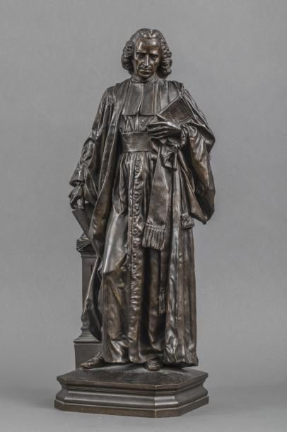 Gabriel VITAL DUBRAY Le juriste pothier
Sculpture, épreuve en bronze à patine brune,...