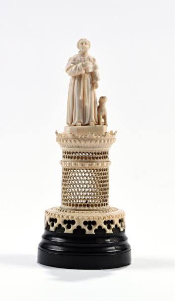 null Statuette en ivoire représentant un pèlerin et son chien.

XIXe siècle 

Sur...