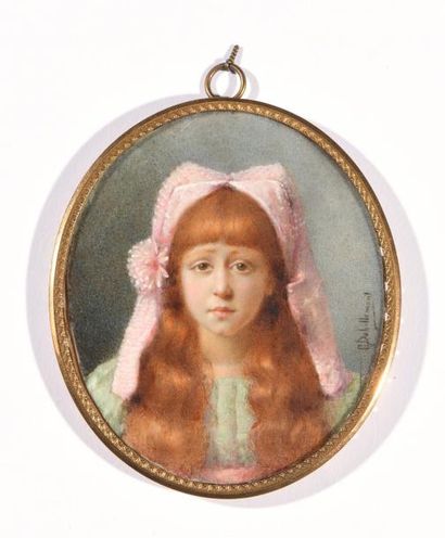 null DEBILLEMONT – CHARDON Gabrielle (Dijon 1860 – Paris 1957)

"Portrait de fillette...
