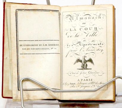 null Almanach de la Cour, de la Ville et des départemens pour l'année 1809. Paris,...